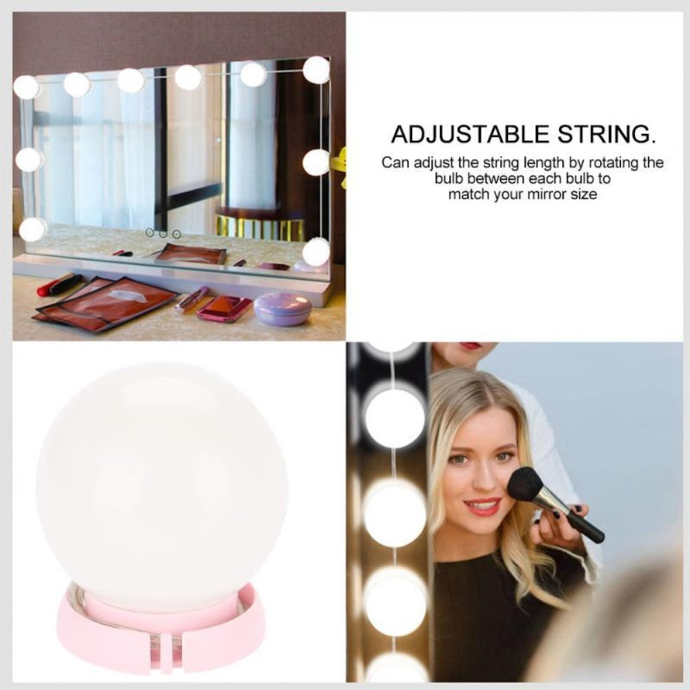 Skorter | Table LED Adjustable Brightness Lights 10 Light Bulbs Set