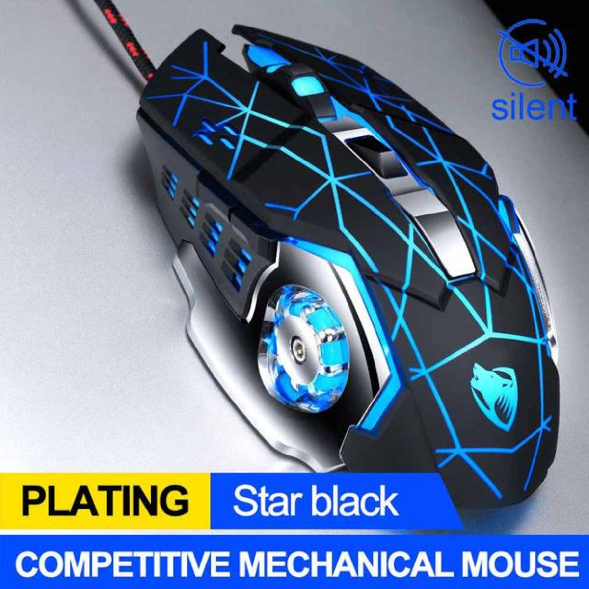 Skorter | 8D 3200DPI Adjustable Wired Optical LED Gaming Mouse