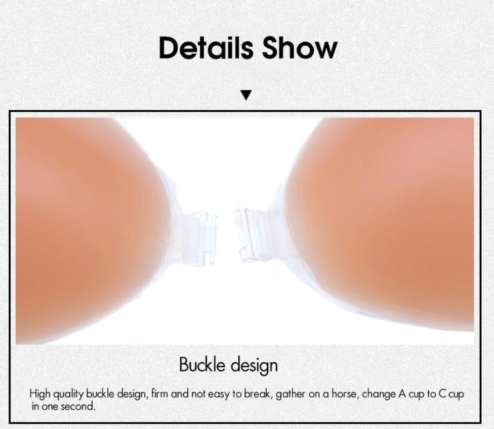 Skorter | Silicon Stick On Gel Adhesive Strapless Bra
