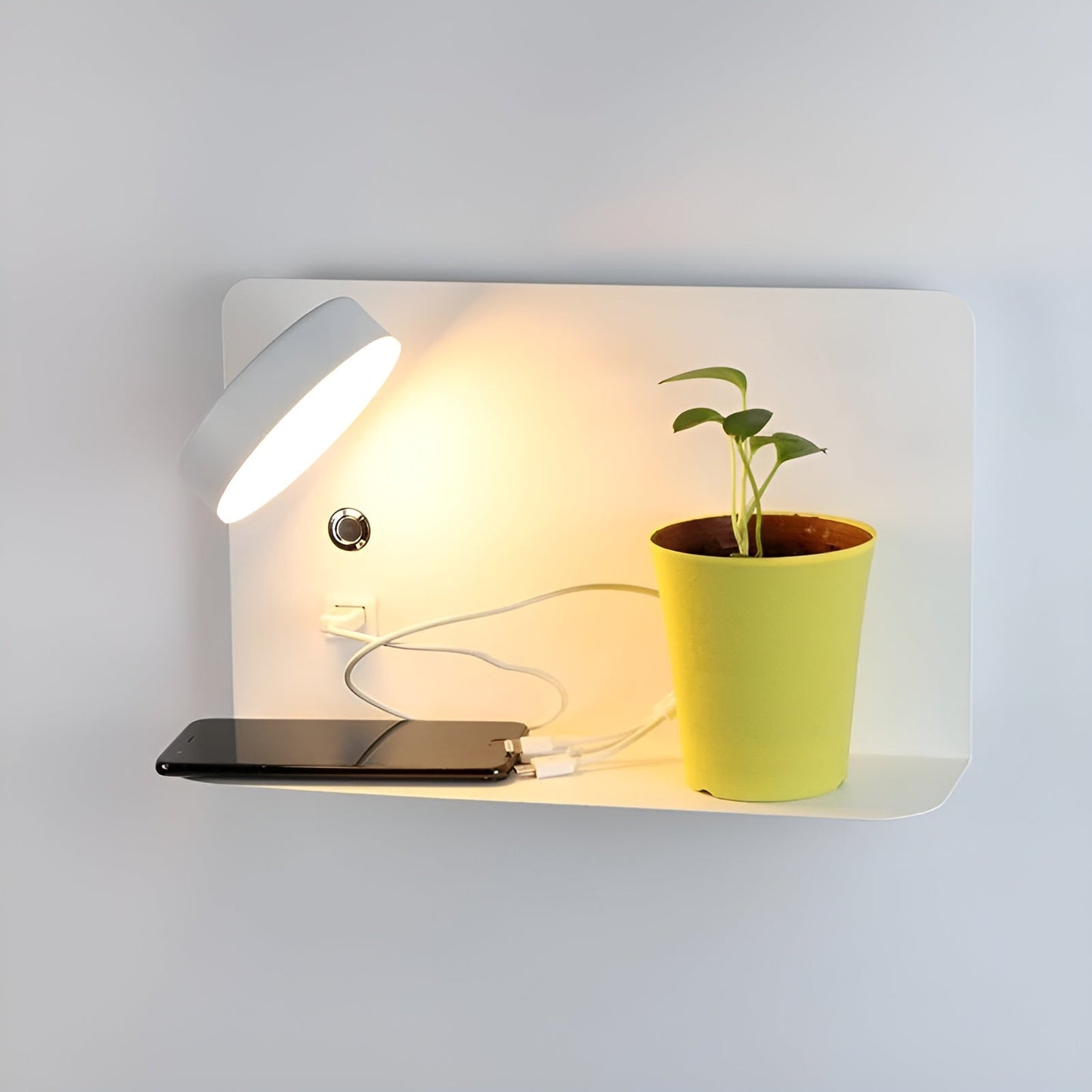 Skorter | Wall lamp – Rechargeable elegance with USB LED lighting for a luxurious atmosphere