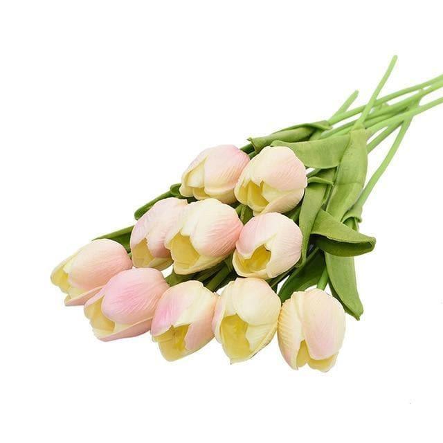 Skorter | 10-piece Faux-Tulip Artificial Flowers