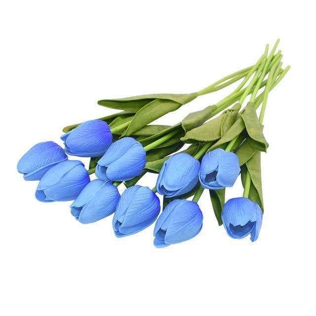 Skorter | 10-piece Faux-Tulip Artificial Flowers