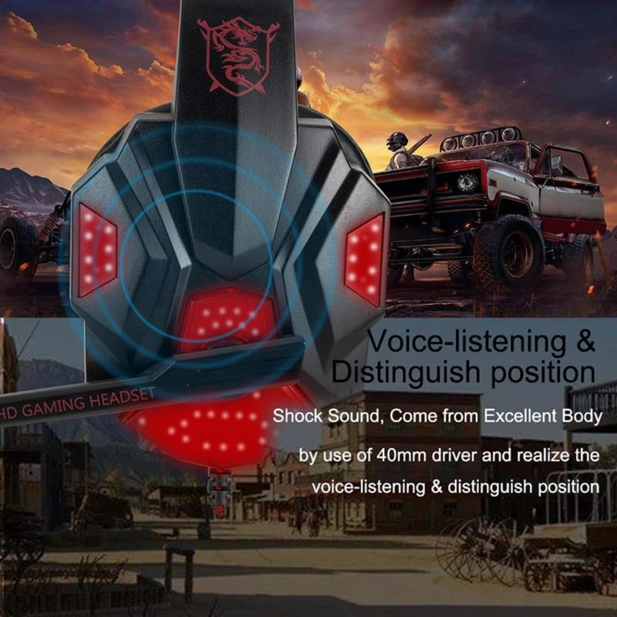 Skorter | G9800 LED Gaming Headset