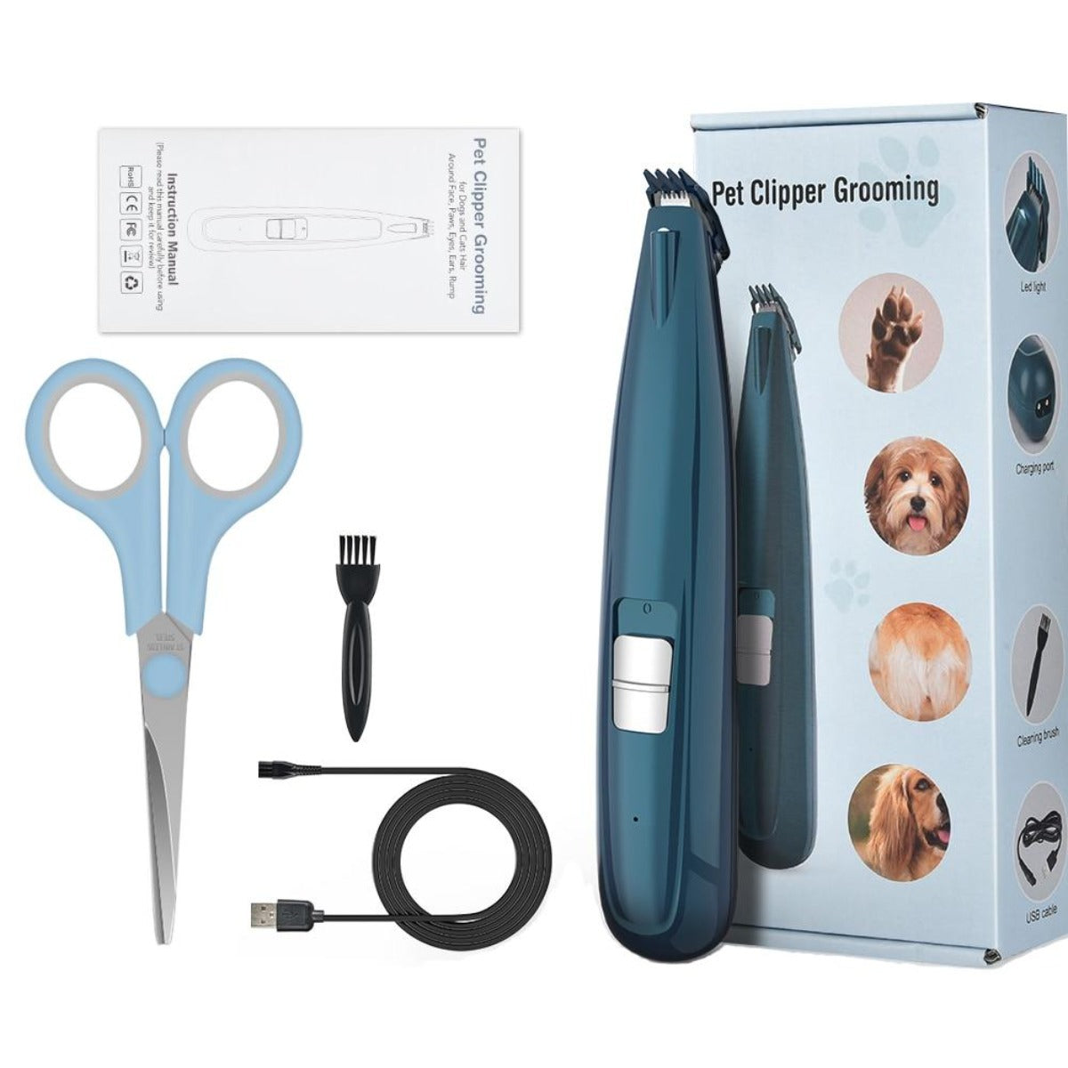 Skorter | Paw Hair Clippers With LED Light