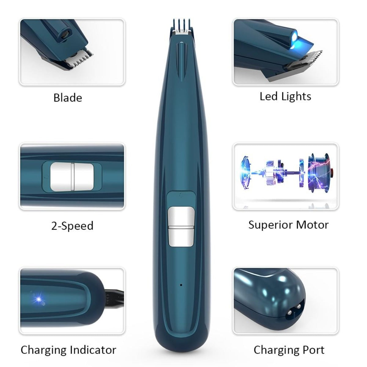 Skorter | Paw Hair Clippers With LED Light