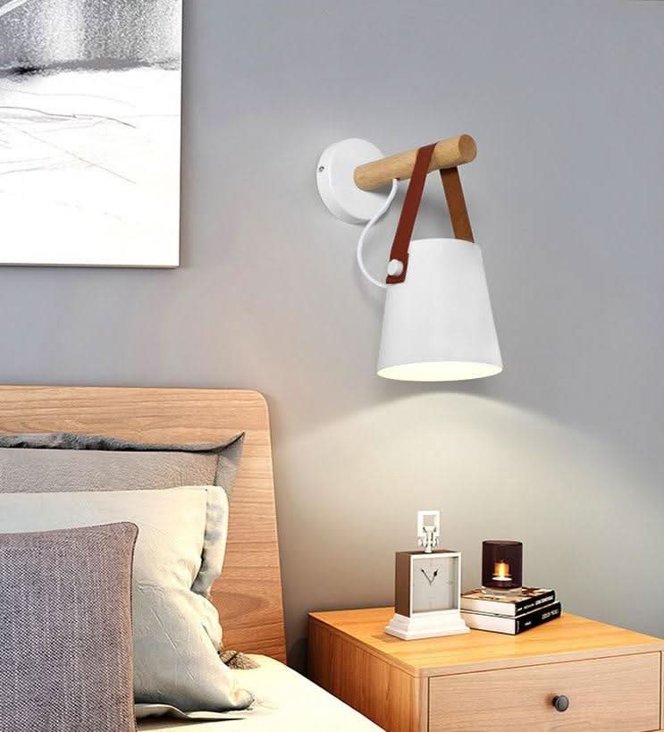 Skorter | Wooden Nordic Wall Lamp – Minimalist Hanging Light Fixture