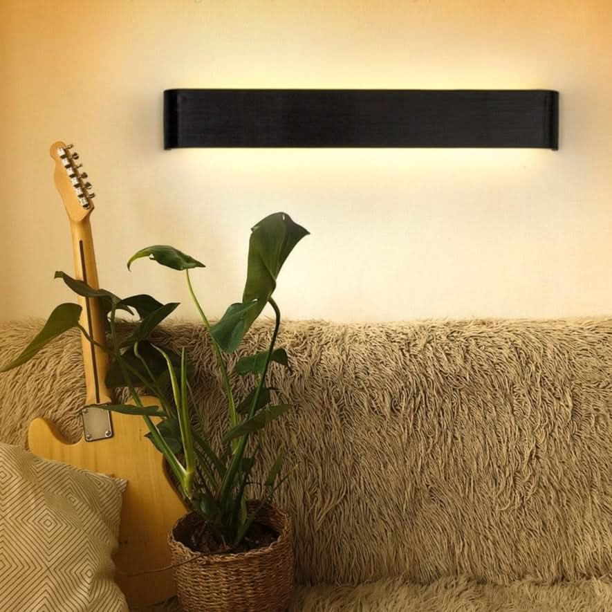 Skorter | Contemporary LED Wall Lamp – Sleek Black Aluminum Light