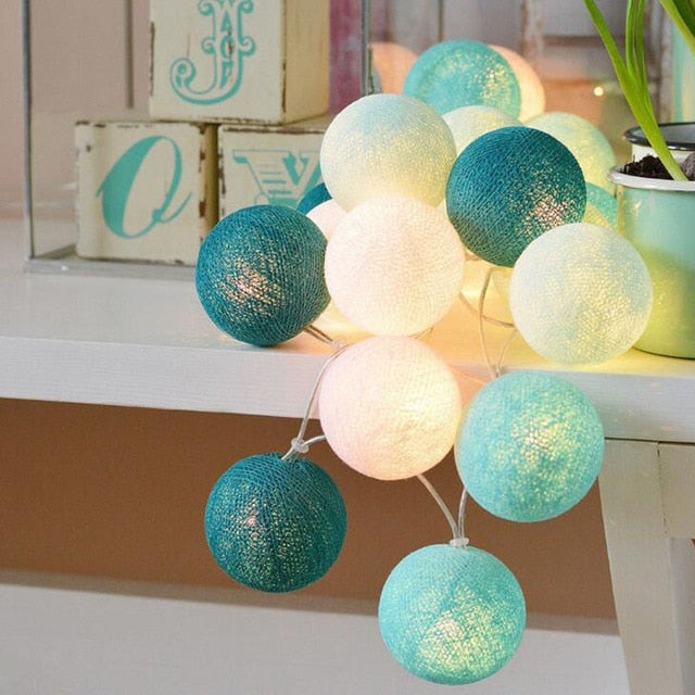 Skorter | Royallure Cotton Balloon String Lights – Cozy Decoration for Home & Celebrations