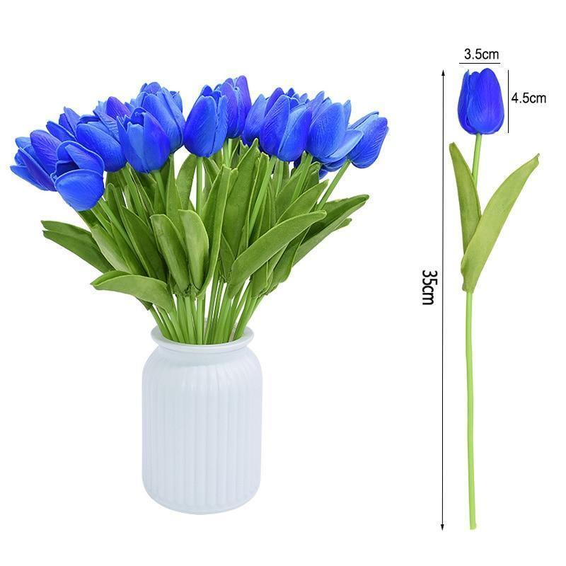 Skorter | 10-piece Faux-Tulip Artificial Flowers