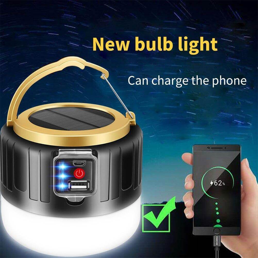 Skorter | Weatherproof Solar Rechargeable Camping LED Lamp