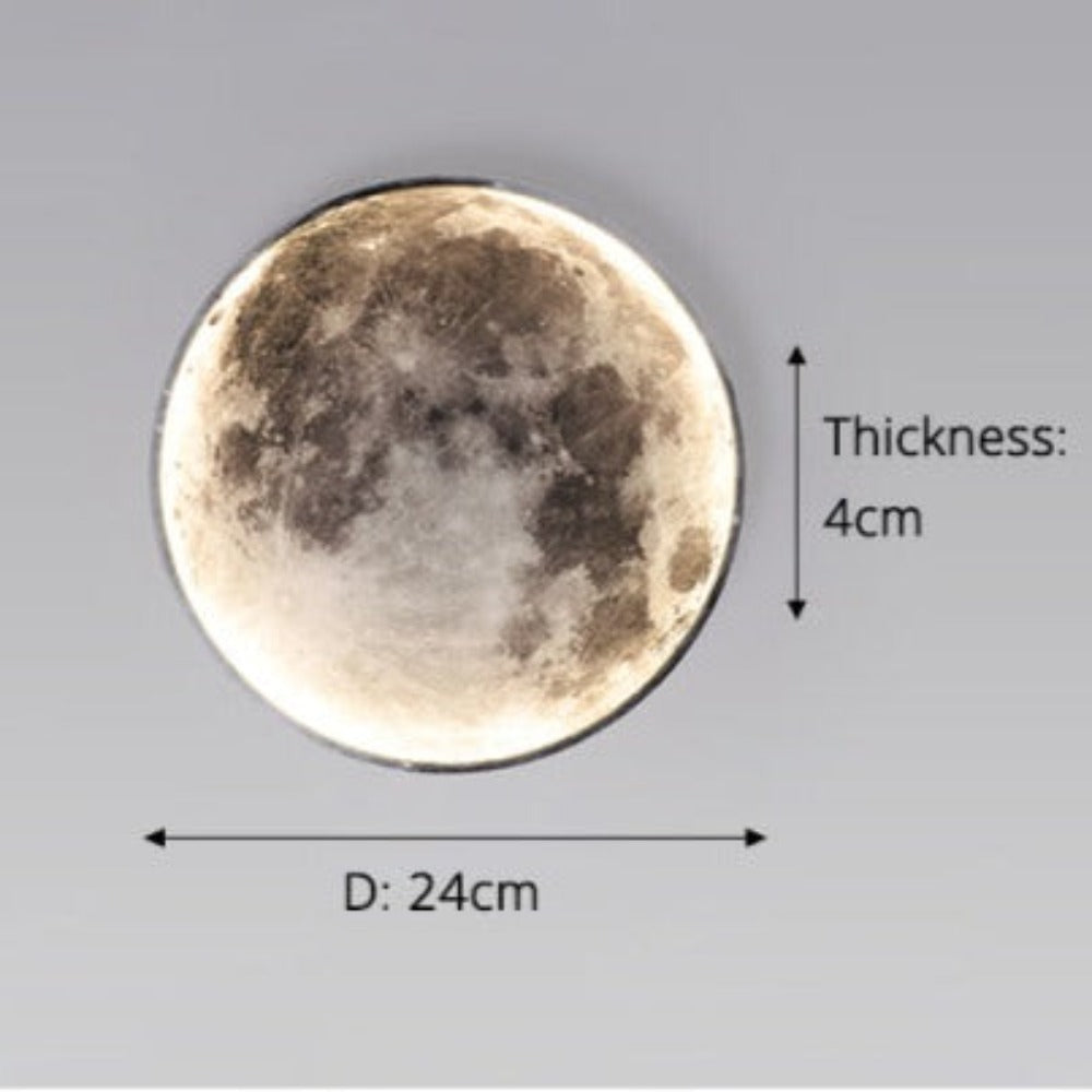 Skorter | 3D LED Moon or Earth Ceiling or Wall Lamp (3 Styles) 24CM-80CM