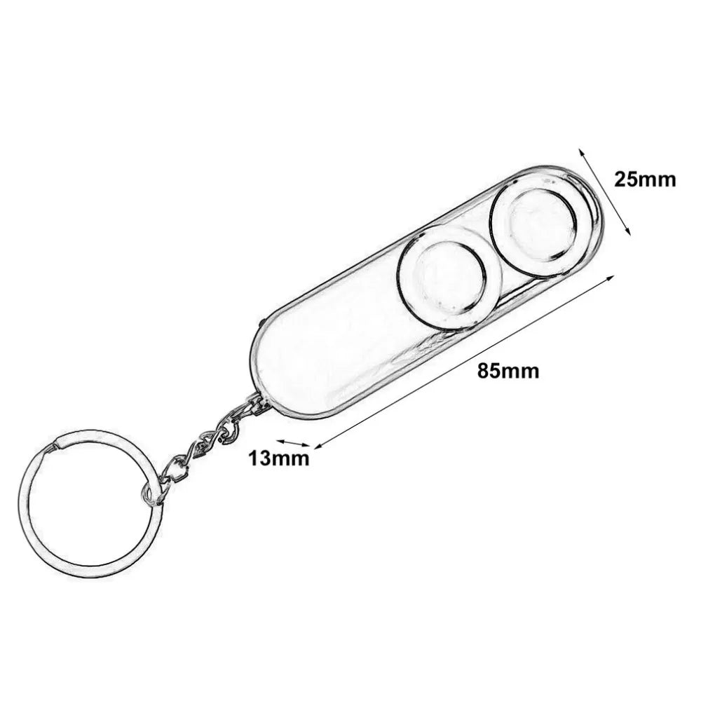 Skorter | Pcs 120dB Self Defense Dual Speaker Extra Loud Personal Safety Alarm Keychain