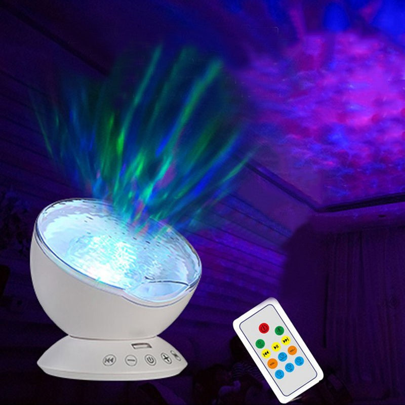 Skorter | Ocean Wave LED Projector Lights Speaker with Remote control