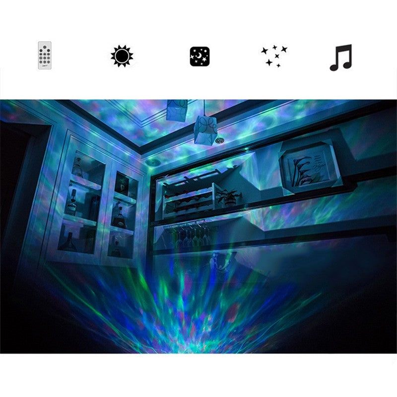 Skorter | Ocean Wave LED Projector Lights Speaker with Remote control