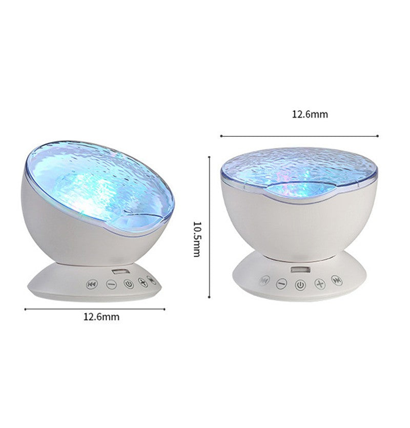 Skorter | Ocean Wave LED Projector Lights Speaker with Remote control