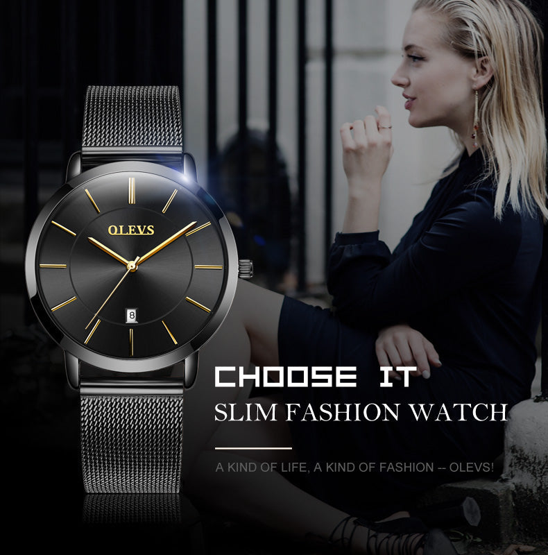 Skorter | Women's Quartz Full Steel Waterproof Watch