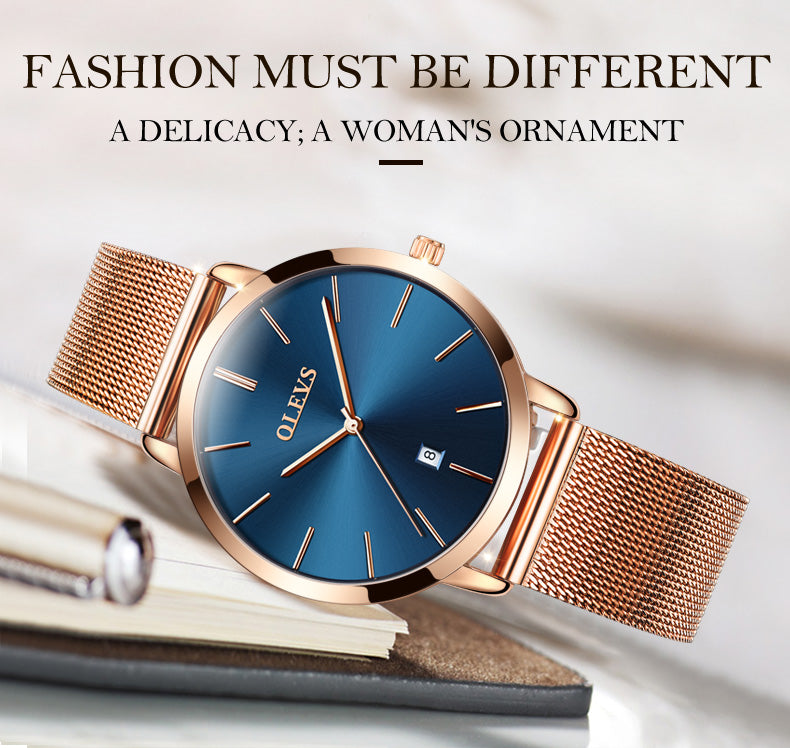 Skorter | Women's Quartz Full Steel Waterproof Watch
