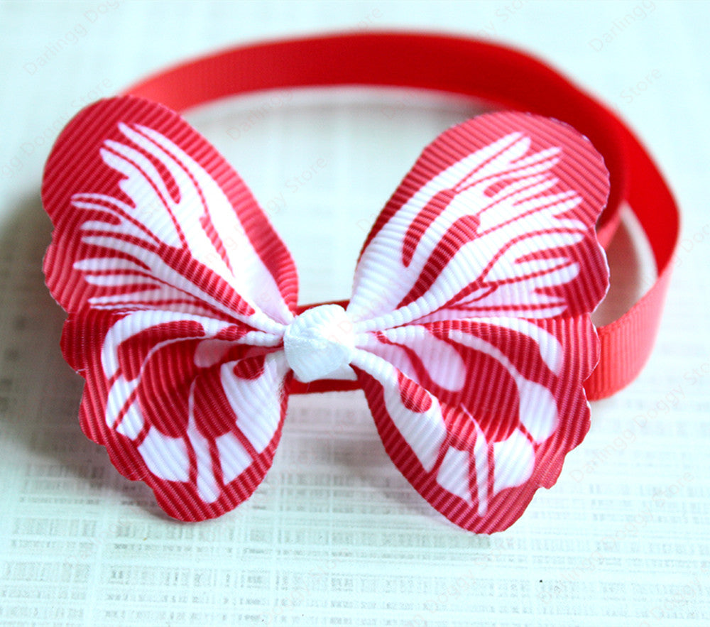 Skorter | 100 Piece: Adjustable Pet Butterfly Bow Tie Collars