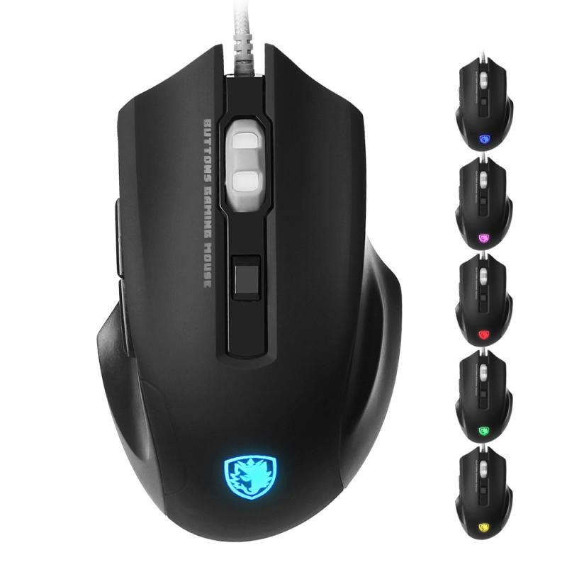 Skorter | Buttons 2500 DPI LED Optical Wired Gaming Mouse
