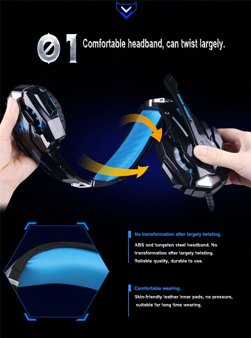 Skorter | Dragon G9300 LED Gaming Headset with Microphone