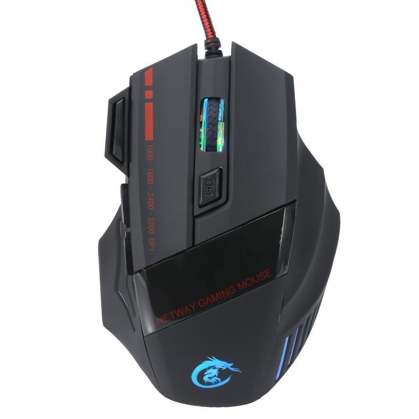 Skorter | Wired 5500 DPI 7D LED Optical Gaming Mouse