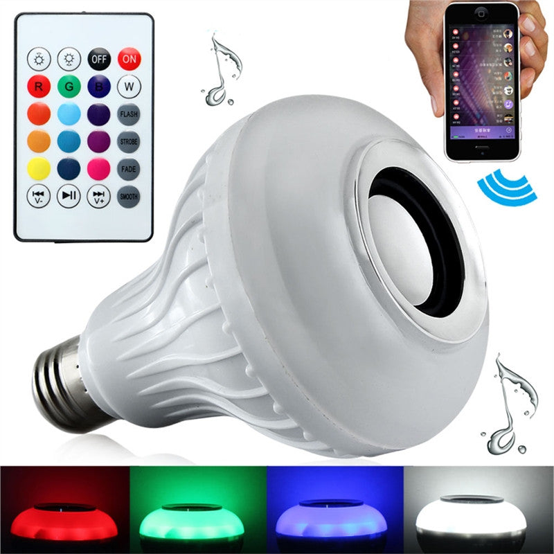 Skorter | LED Light Bulb with Bluetooth Speaker
