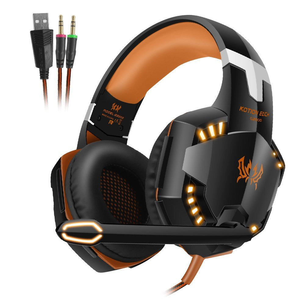 Skorter | Dragon RZ LED 3.5MM Stereo Gaming Headphone with Microphone