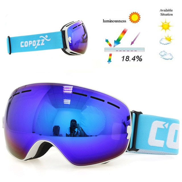 Skorter | Anti-Fog Ski Goggles Double Layers UV400
