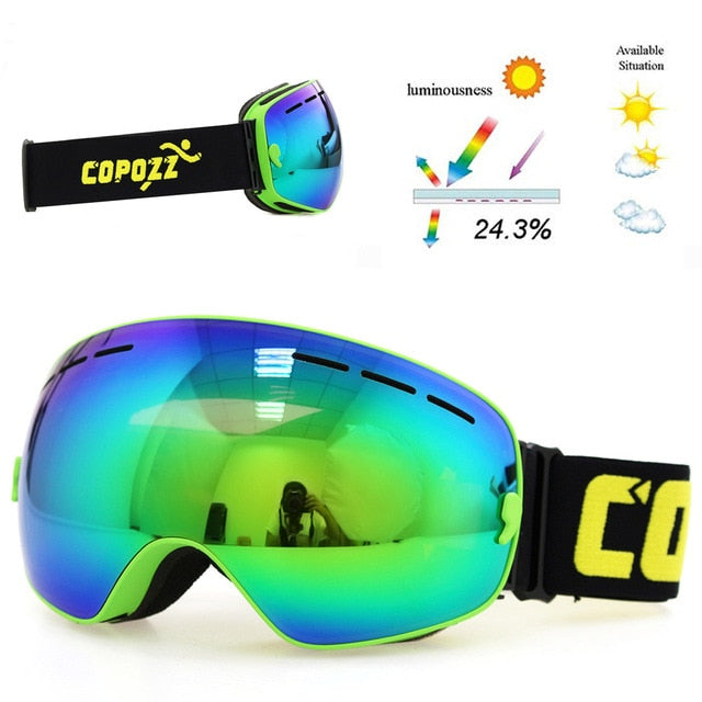 Skorter | Anti-Fog Ski Goggles Double Layers UV400
