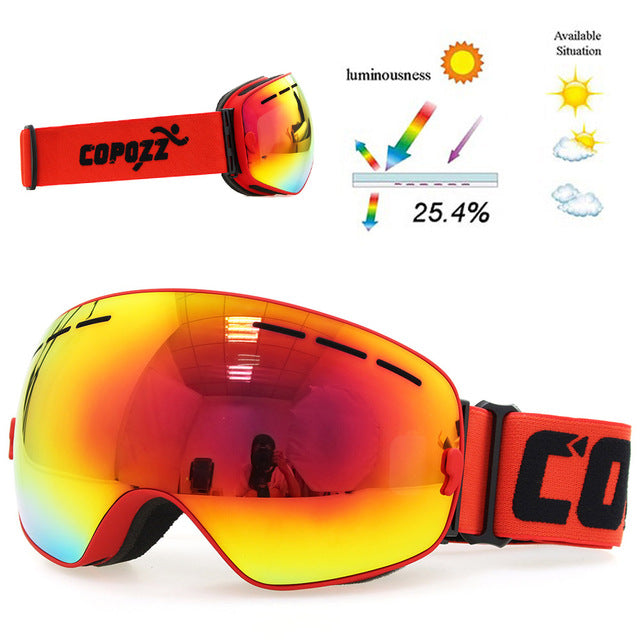 Skorter | Anti-Fog Ski Goggles Double Layers UV400