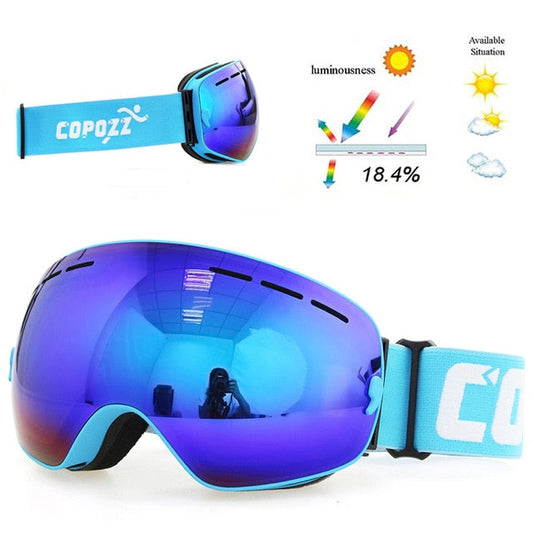 Skorter | Anti-Fog Ski Goggles Double Layers UV400
