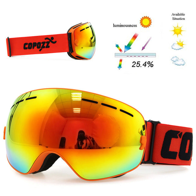 Skorter | Anti-Fog Ski Goggles Double Layers UV400