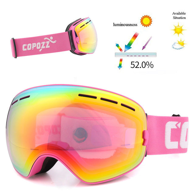 Skorter | Anti-Fog Ski Goggles Double Layers UV400