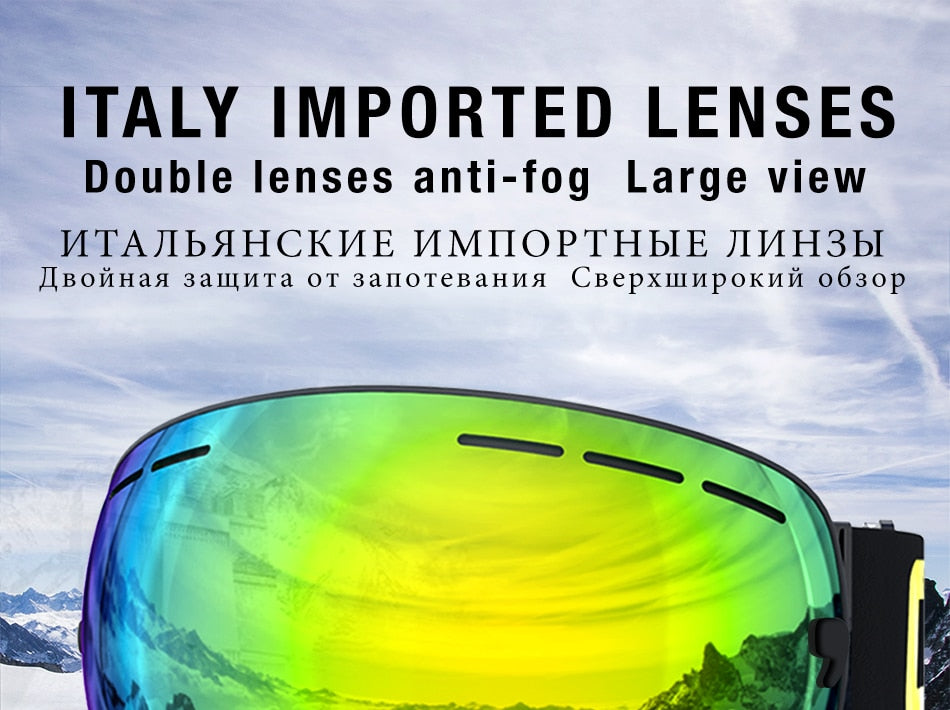 Skorter | Anti-Fog Ski Goggles Double Layers UV400