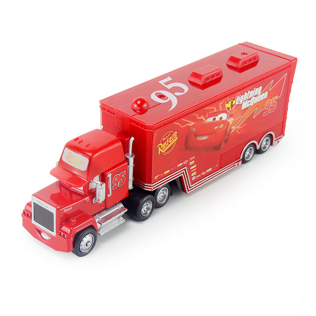 Skorter | 1:55 Diecast Cars 2 3 Lightning McQueen Mack Uncle Truck Jackson Storm Cruz
