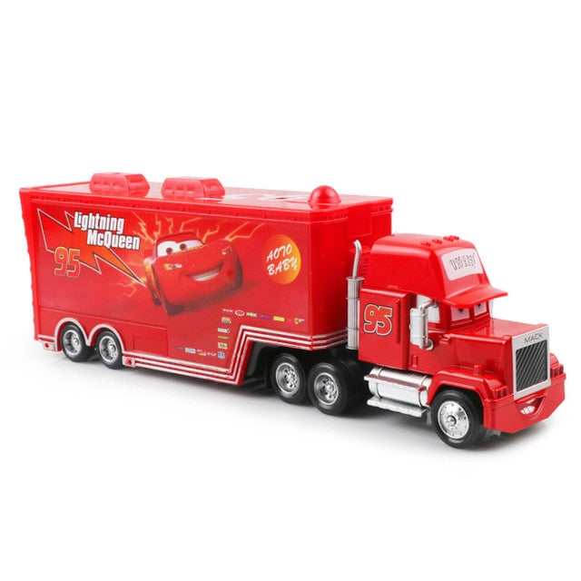 Skorter | 1:55 Diecast Cars 2 3 Lightning McQueen Mack Uncle Truck Jackson Storm Cruz