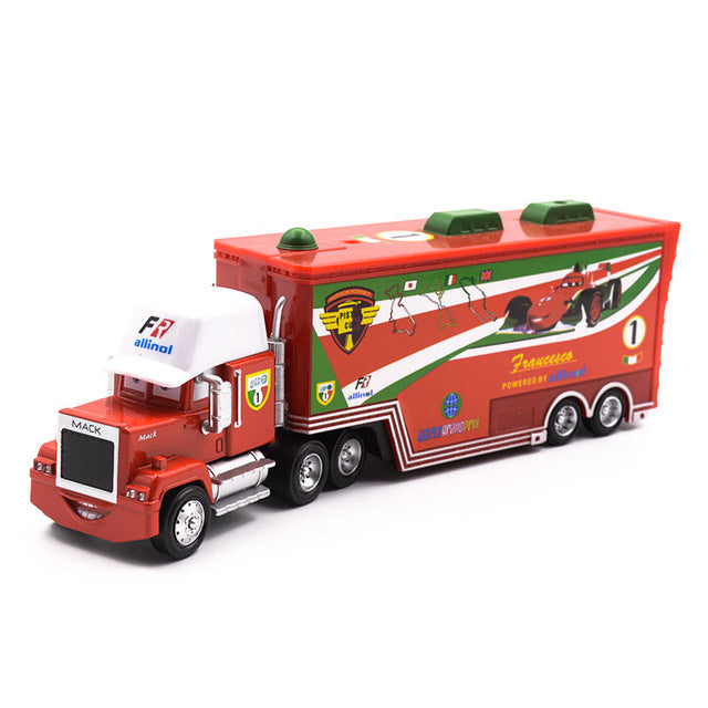 Skorter | 1:55 Diecast Cars 2 3 Lightning McQueen Mack Uncle Truck Jackson Storm Cruz