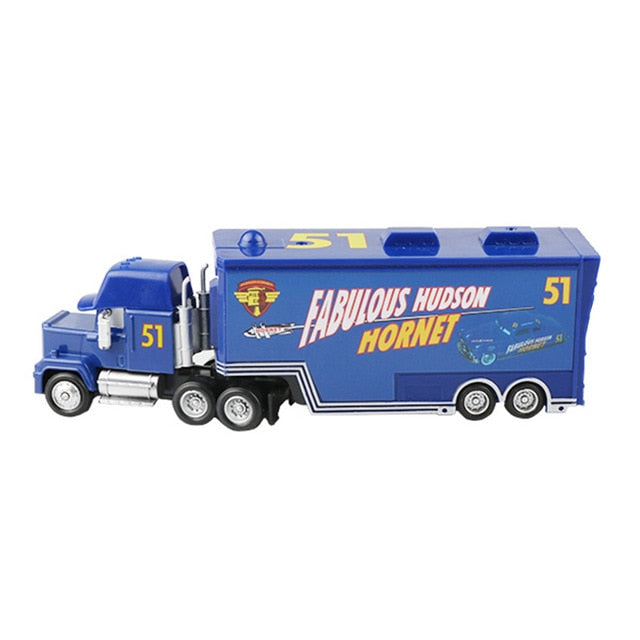 Skorter | 1:55 Diecast Cars 2 3 Lightning McQueen Mack Uncle Truck Jackson Storm Cruz