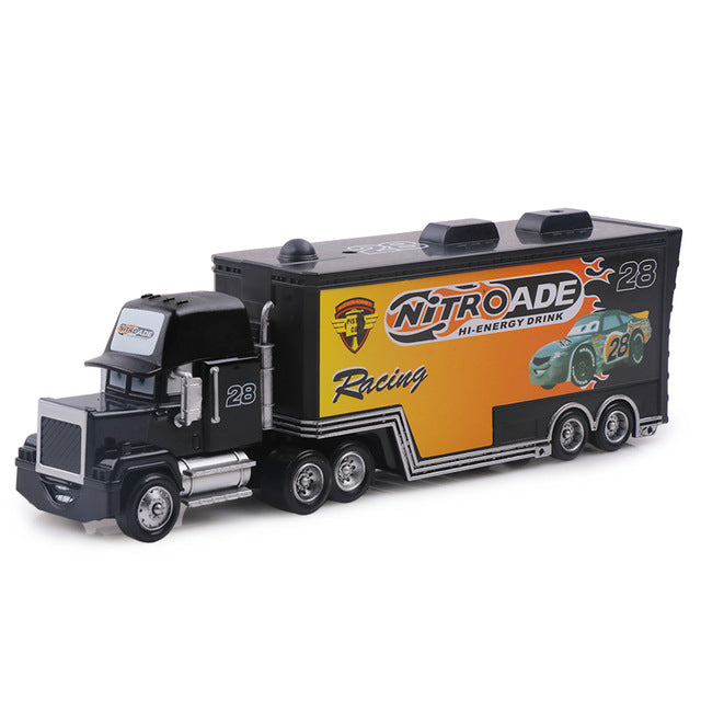 Skorter | 1:55 Diecast Cars 2 3 Lightning McQueen Mack Uncle Truck Jackson Storm Cruz