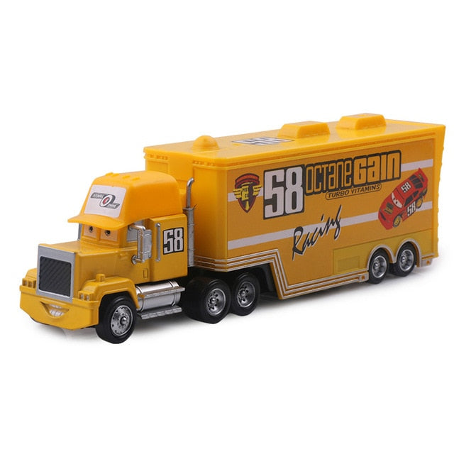 Skorter | 1:55 Diecast Cars 2 3 Lightning McQueen Mack Uncle Truck Jackson Storm Cruz