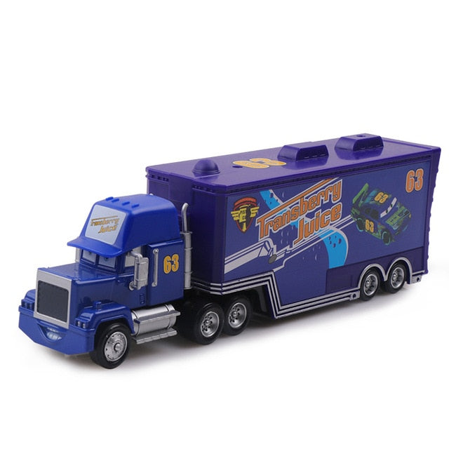 Skorter | 1:55 Diecast Cars 2 3 Lightning McQueen Mack Uncle Truck Jackson Storm Cruz