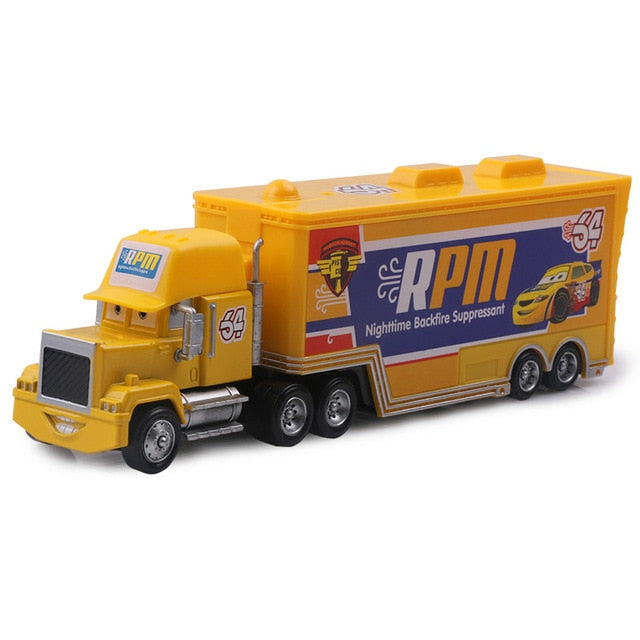 Skorter | 1:55 Diecast Cars 2 3 Lightning McQueen Mack Uncle Truck Jackson Storm Cruz