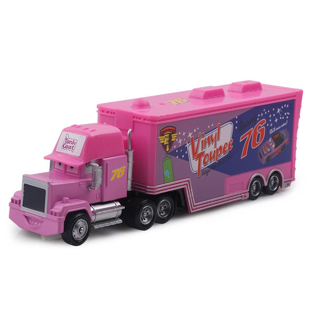 Skorter | 1:55 Diecast Cars 2 3 Lightning McQueen Mack Uncle Truck Jackson Storm Cruz