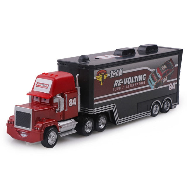 Skorter | 1:55 Diecast Cars 2 3 Lightning McQueen Mack Uncle Truck Jackson Storm Cruz