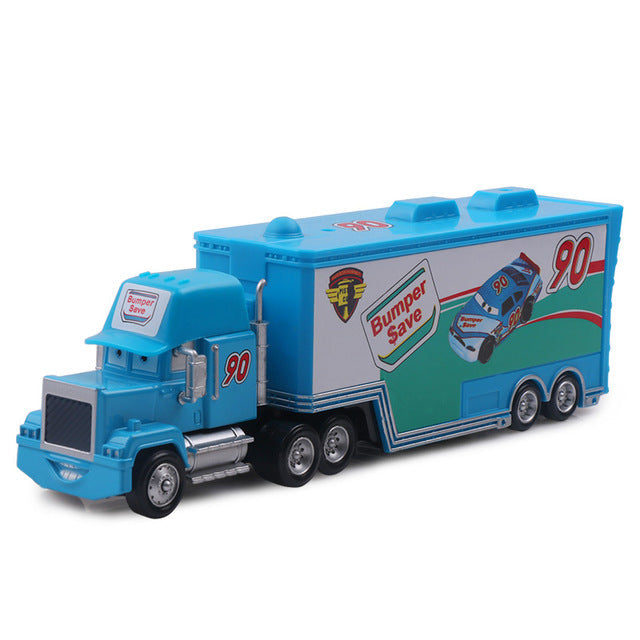 Skorter | 1:55 Diecast Cars 2 3 Lightning McQueen Mack Uncle Truck Jackson Storm Cruz