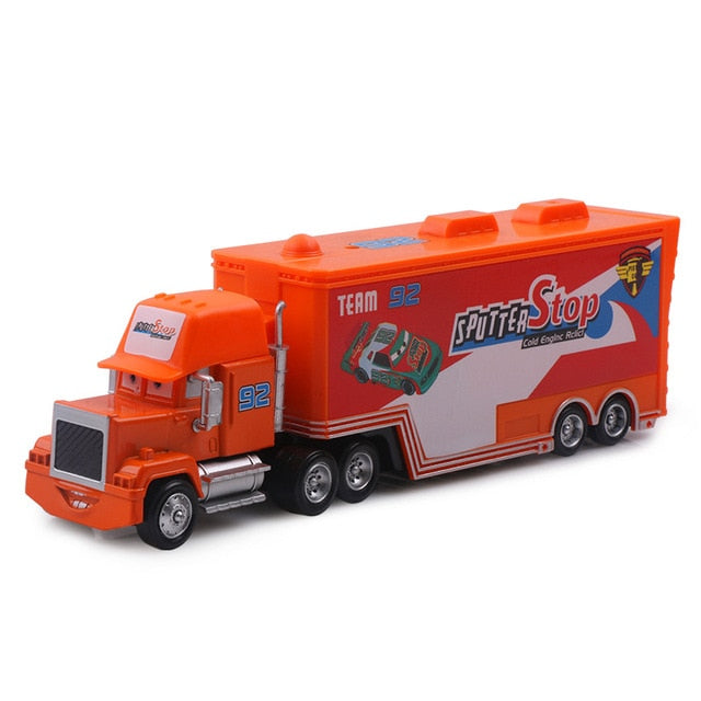 Skorter | 1:55 Diecast Cars 2 3 Lightning McQueen Mack Uncle Truck Jackson Storm Cruz