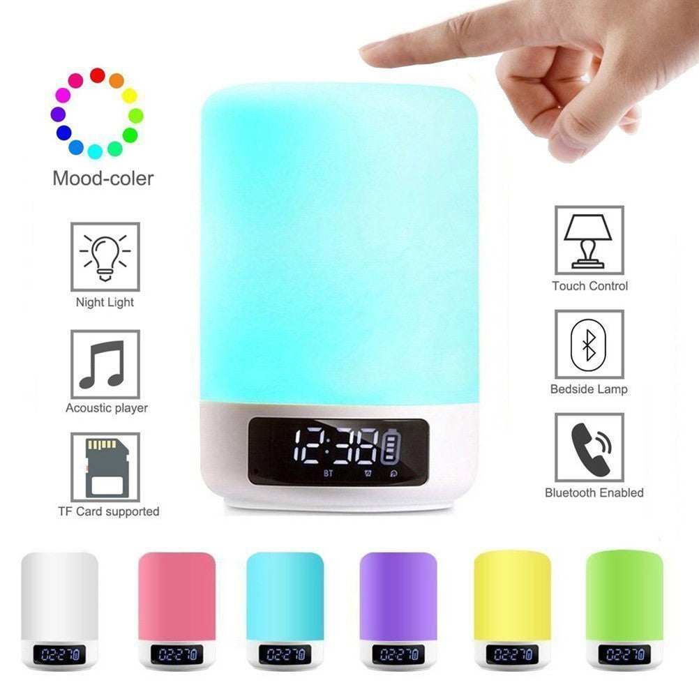 Skorter | Control Colorful LED Heavy Bass Wireless Bluetooth Speaker