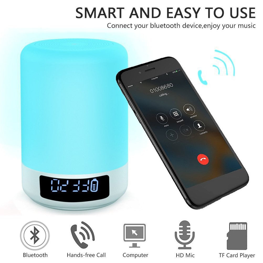 Skorter | Control Colorful LED Heavy Bass Wireless Bluetooth Speaker