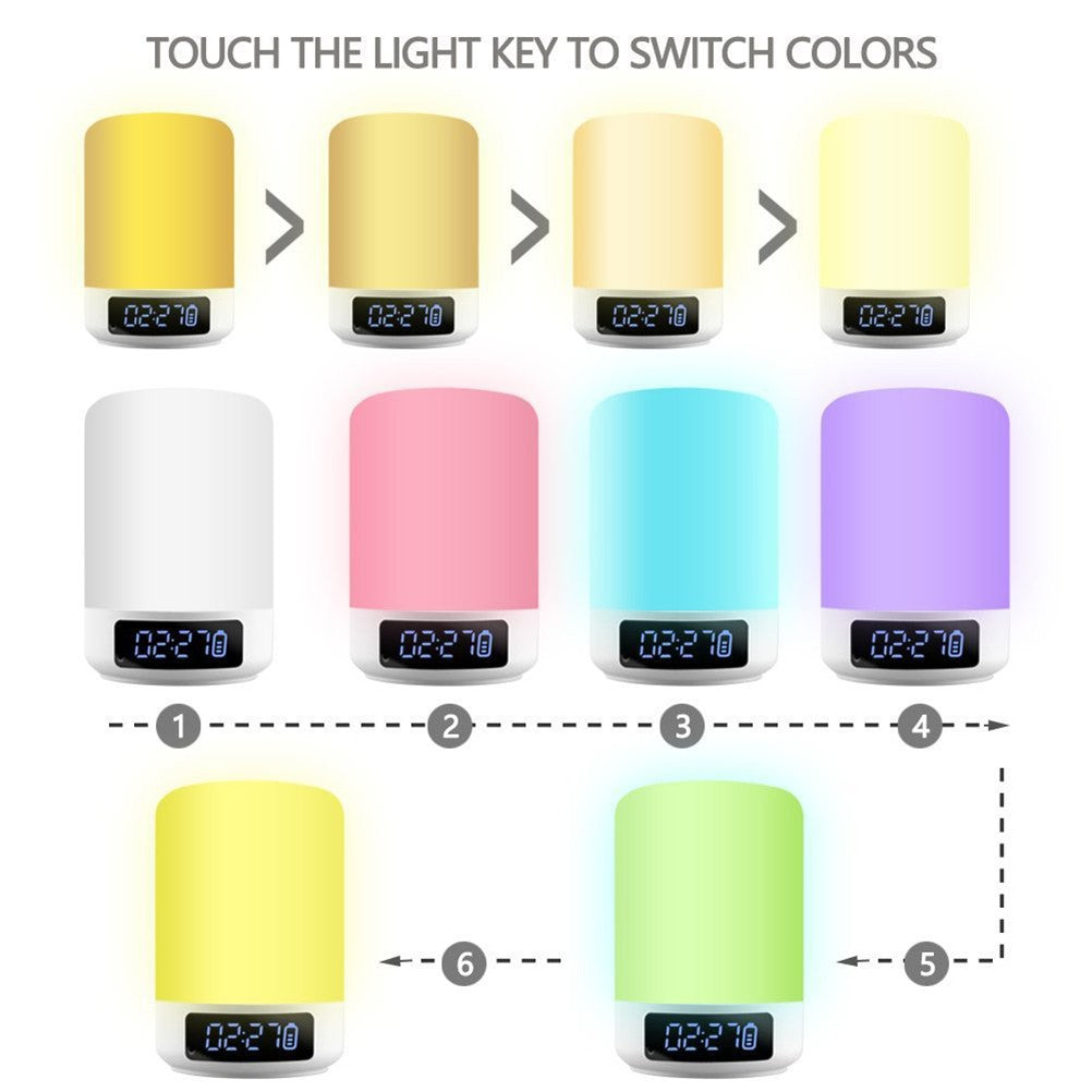 Skorter | Control Colorful LED Heavy Bass Wireless Bluetooth Speaker