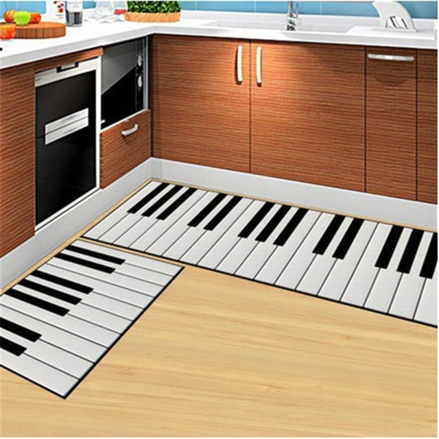 Skørter | Long Absorbent Patterned Non-Slip Kitchen Mats